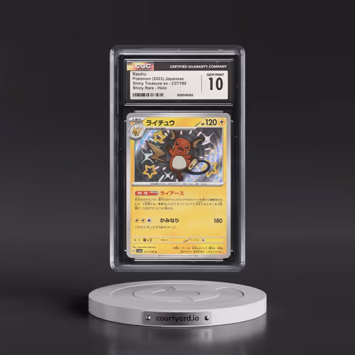 2023 Pokémon Sv4a-Shiny Treasure EX #237 Raichu - S (CGC 10 GEM MINT)