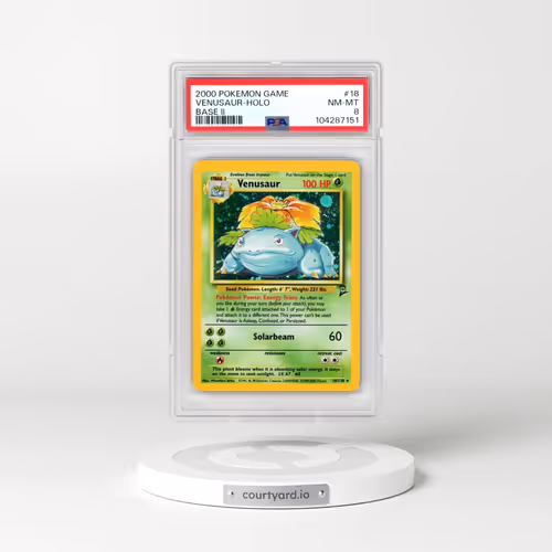 2000 Pokémon Game Base II #18 Venusaur - Holo (PSA 8 NM-MT)
