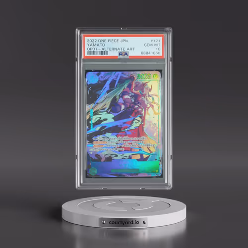 2022 One Piece Japanese OP01-Romance Dawn #121 Yamato - Alternate Art (PSA 10 GEM MINT)