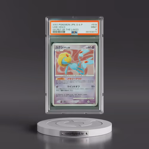 2007 Pokémon Diamond & Pearl Secret of the Lakes #519 Uxie - Holo (PSA 9 MINT)