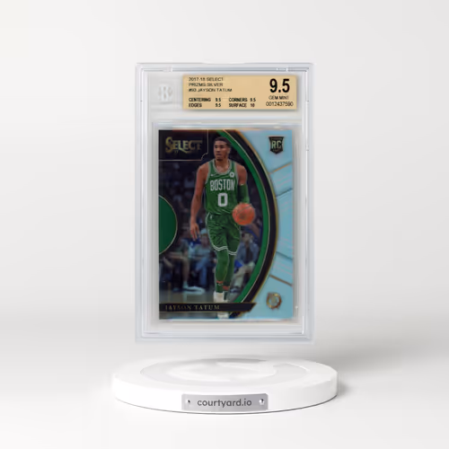 2017 Panini Select #93 Jayson Tatum - Silver Prizm (BGS 9.5 GEM MINT)