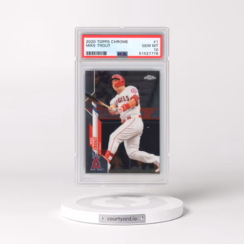 2020 Topps Chrome #1 Mike Trout (PSA 10 GEM MINT)