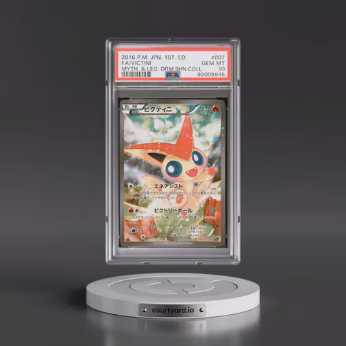 2016 Pokémon Mythical & Legendary Dream Shine Collection #007 Victini - 1st Edition Full Art (PSA 10