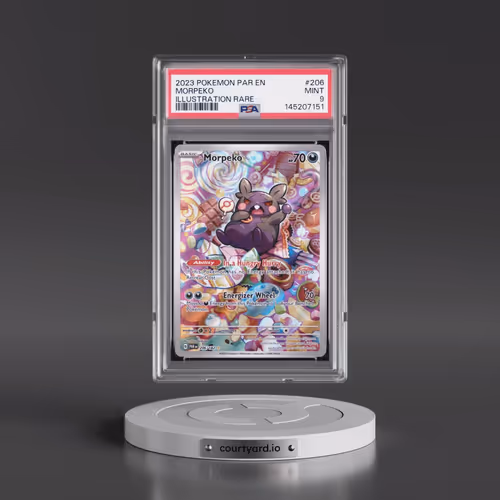 2023 Pokémon Par EN-Paradox Rift #206 Morpeko - Illustration Rare (PSA 9 MINT)