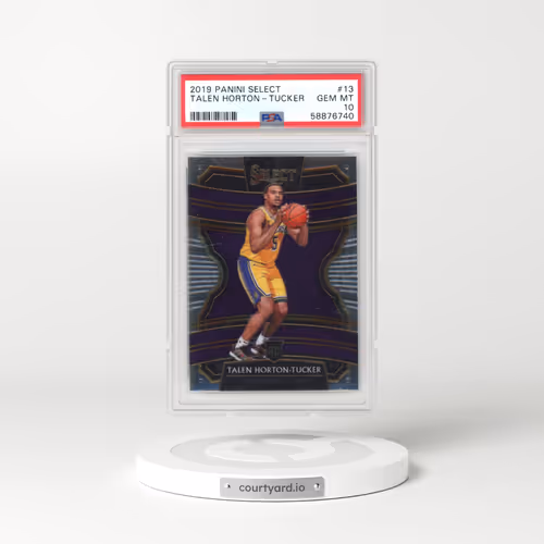 2019 Panini Select #13 Talen Horton-Tucker (PSA 10 GEM MINT)