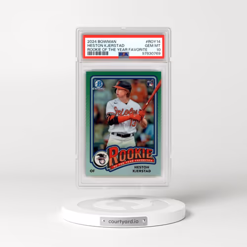 2024 Bowman Rookie of the Year Favorites #ROY14 Heston Kjerstad (PSA 10 GEM MINT)