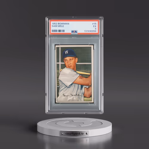 1952 Bowman #15 Sam Mele (PSA 5 EX)
