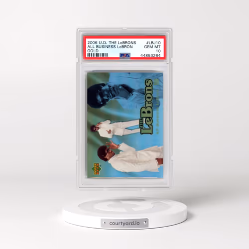 2006 Upper Deck the LeBrons #LBJ10 All Business LeBron (PSA 10 GEM MINT)