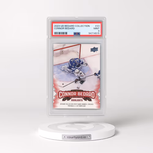 2023 Upper Deck Connor Bedard Collection #23 Connor Bedard (PSA 9 MINT)