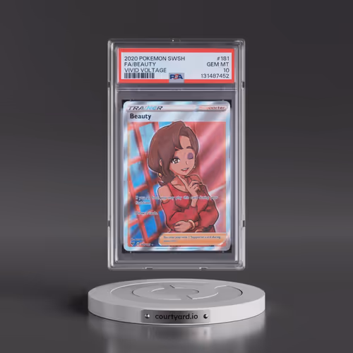 2020 Pokémon Sword & Shield Vivid Voltage #181 Beauty - Full Art (PSA 10 GEM MINT)