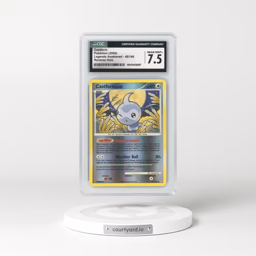 2008 Legends Awakened #48 Castform - Holo (CGC 7.5 NM+)