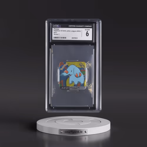 2002 Pokémon STAKS Johto League (Panini 2002) - English #231 Phanpy - Series 1 (CGC 6 EX-NM)