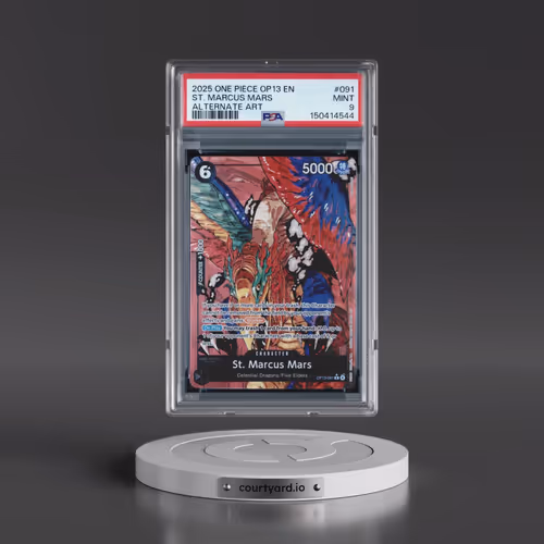 2025 One Piece OP13-Carrying on His Will #091 St. Marcus Mars - Alternate Art (PSA 9 MINT)