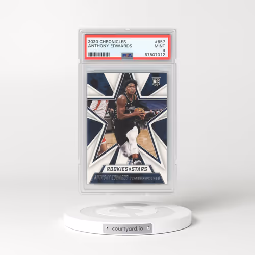 2020 Panini Chronicles #657 Anthony Edwards (PSA 9 MINT)