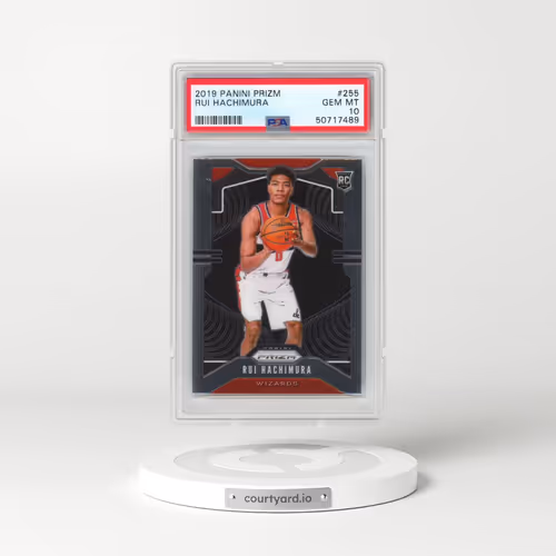2019 Panini Prizm #255 Rui Hachimura (PSA 10 GEM MINT)