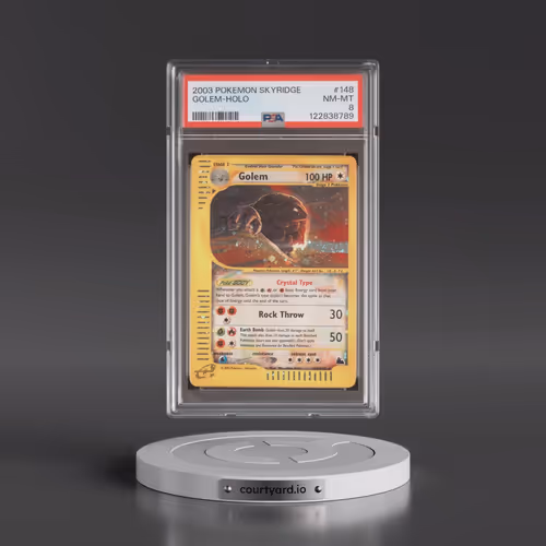 2003 Pokémon Skyridge #148 Golem - Holo (PSA 8 NM-MT)