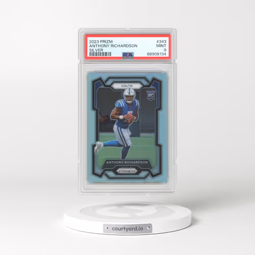 2023 Panini Prizm #343 Anthony Richardson - Silver Prizm (PSA 9 MINT)