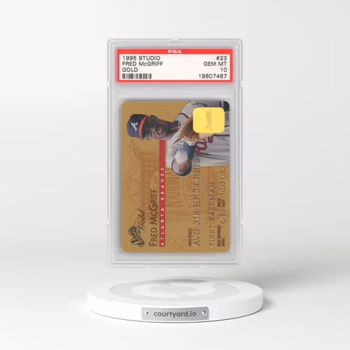 1995 Studio #23 Fred McGriff - Gold (PSA 10 GEM MINT)