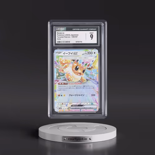 2024 Pokémon Sv8a-Terastal Fest EX #126 Eevee EX - Holo (CGC 9 MINT)