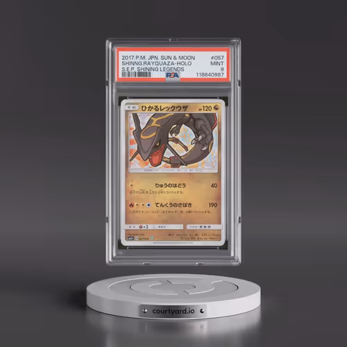 2017 Pokémon Sun & Moon Strength Expansion Pack Shining Legends #057 Shining Rayquaza - Holo Holo (P