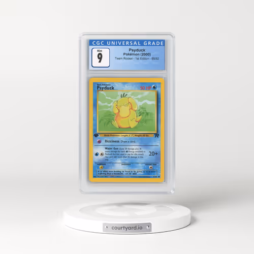 2000 Team Rocket #65/82 Psyduck - 1st Edition 1st Edition (CGC 9 MINT)