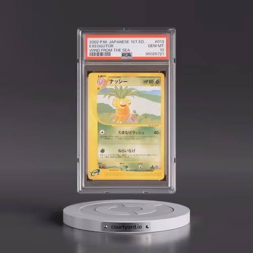 2002 Pokémon Wind From the Sea #013 Exeggutor - 1st Edition (PSA 10 GEM MINT)