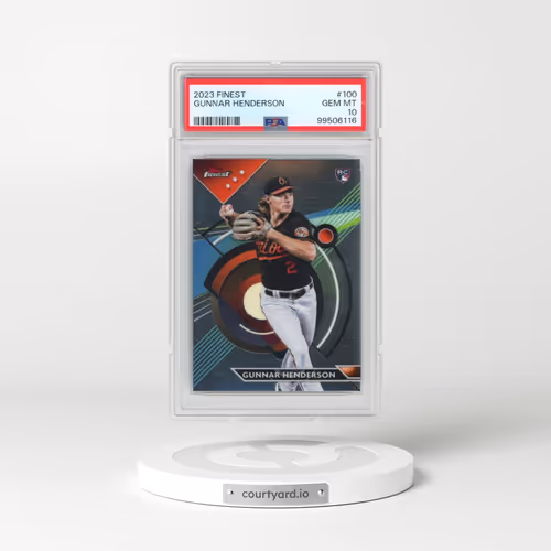 2023 Topps Finest #100 Gunnar Henderson (PSA 10 GEM MINT)