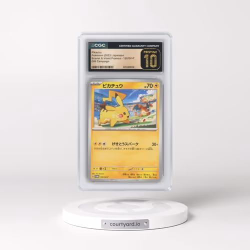 2022 Scarlet & Violet Promos #120/SV-P Pikachu - Gift Campaign (CGC 10 PRISTINE)