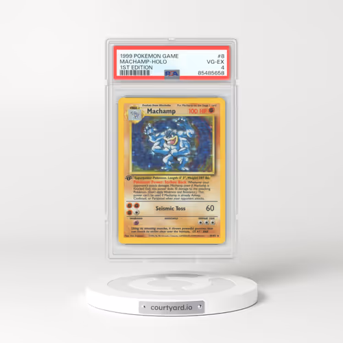 1999 Base Set #8 Machamp - Holo (PSA 4 VG-EX)
