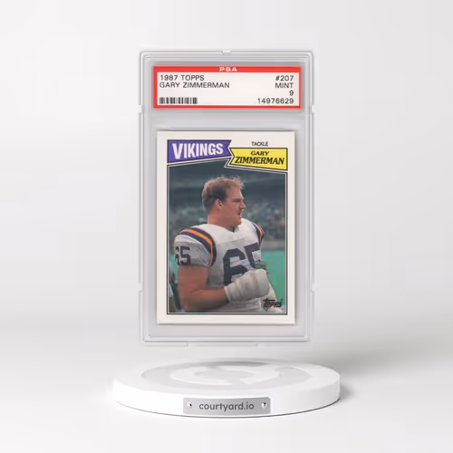 1987 Topps #207 Gary Zimmerman (PSA 9 MINT)