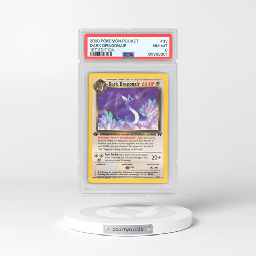 2000 Team Rocket #33 Dark Dragonair - 1st Edition 1st Edition (PSA 8 NM-MT)
