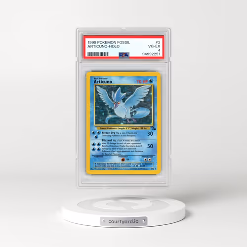 1999 Pokémon Fossil #2 Articuno - Holo (PSA 4 VG-EX)