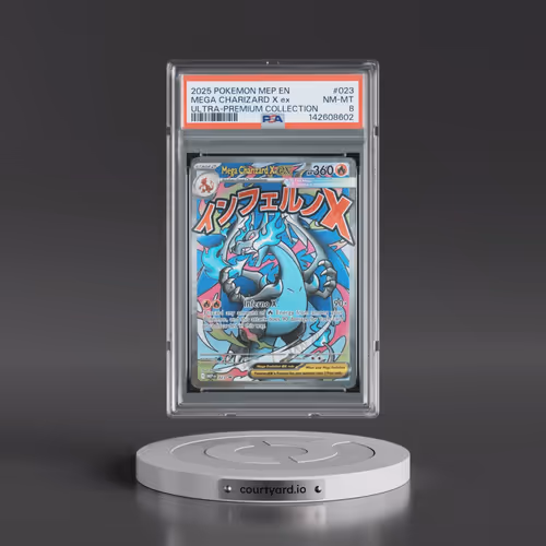 2025 Pokémon Mep EN-Me Black Star Promo #023 Mega Charizard X EX - Holo Mega Charizard X EX Ultra-Pr