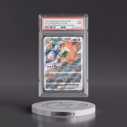2022 Pokémon Swsh Black Star Promo #262 Charizard Vstar - Full Art Sword & Shield Ultra-Premium Coll