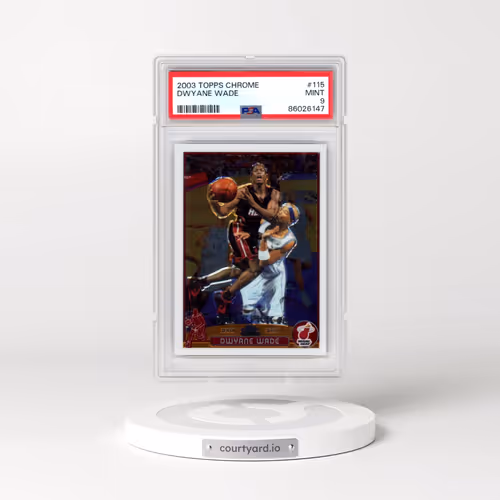 2003 Topps Chrome #115 Dwyane Wade (PSA 9 MINT)