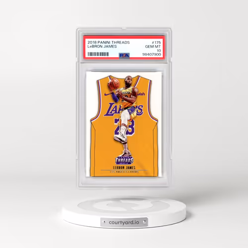 2018 Panini Threads #175 LeBron James (PSA 10 GEM MINT)