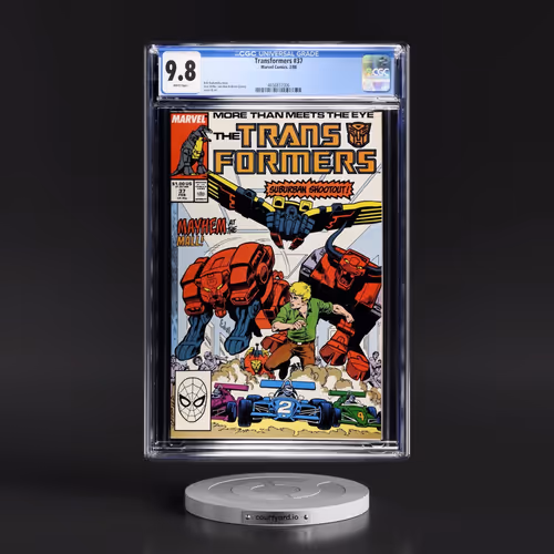 Transformers #37 CGC 9.8 White Pages (Marvel Comics, 2/88) - Universal