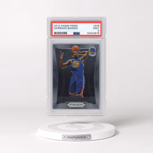 2012 Panini Prizm #246 Harrison Barnes (PSA 9 MINT)