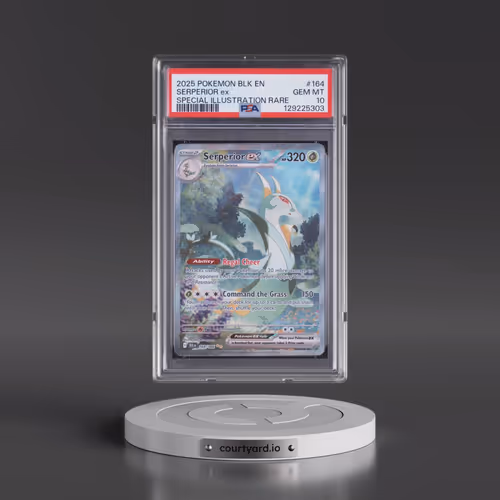 2025 Pokémon Blk EN-Black Bolt #164 Serperior EX - Holo Special Illustration Rare (PSA 10 GEM MINT)
