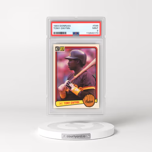 1983 Donruss #598 Tony Gwynn (PSA 9 MINT)