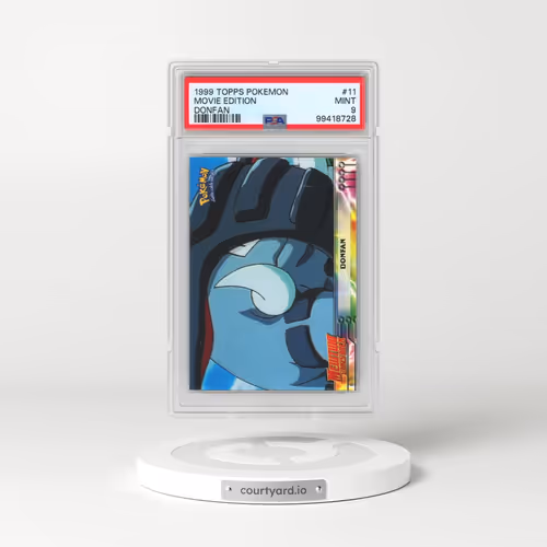 1999 Topps Pokémon the Movie Edt #11 Movie Edition - Donfan (PSA 9 MINT)