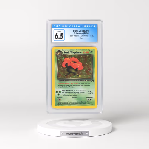1999 Team Rocket #13 Dark Vileplume - Holo (CGC 6.5 EX-NM+)