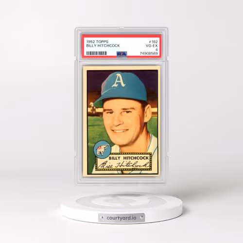 1952 Topps #182 Billy Hitchcock (PSA 4 VG-EX)