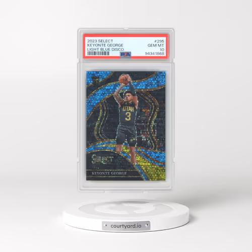 2023 Panini Select #295 Keyonte George - Light Blue Disco (PSA 10 GEM MINT)