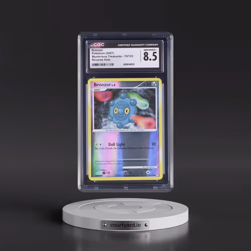 2007 Mysterious Treasures #74/123 Bronzor - Reverse Holo (CGC 8.5 NM-MT+)