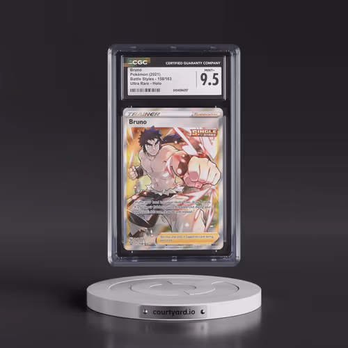 2021 Battle Styles #158/163 Bruno - Ultra Rare Holo (CGC 9.5 MINT+)