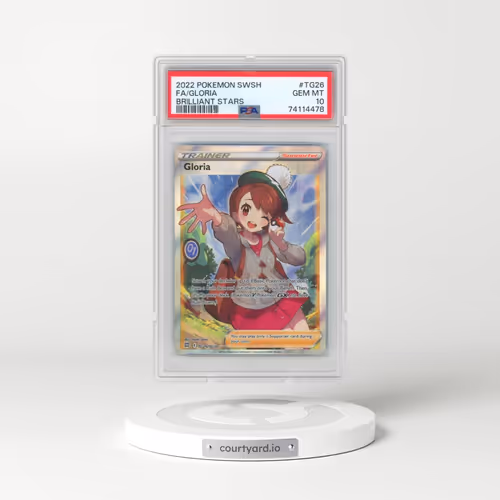 2022 Pokémon Sword & Shield Brilliant Stars #TG26 Gloria - Full Art (PSA 10 GEM MINT)