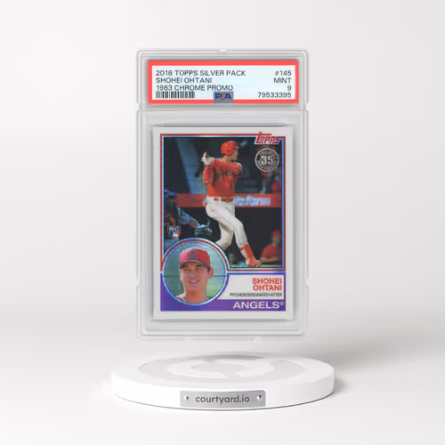 2018 Topps Silver Pack 1983 Chrome Promo #145 Shohei Ohtani (PSA 9 MINT)