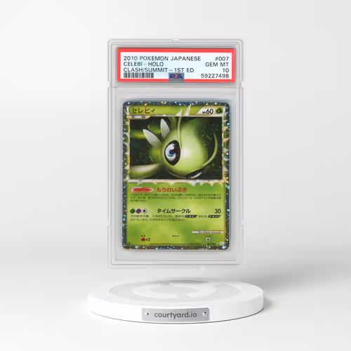 2010 Pokémon Clash at the Summit #007 Celebi - 1st Edition Holo (PSA 10 GEM MINT)