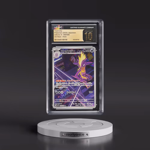 2025 Inferno X - M2 #089/080 Toxtricity - Art Rare Holo (CGC 10 PRISTINE)